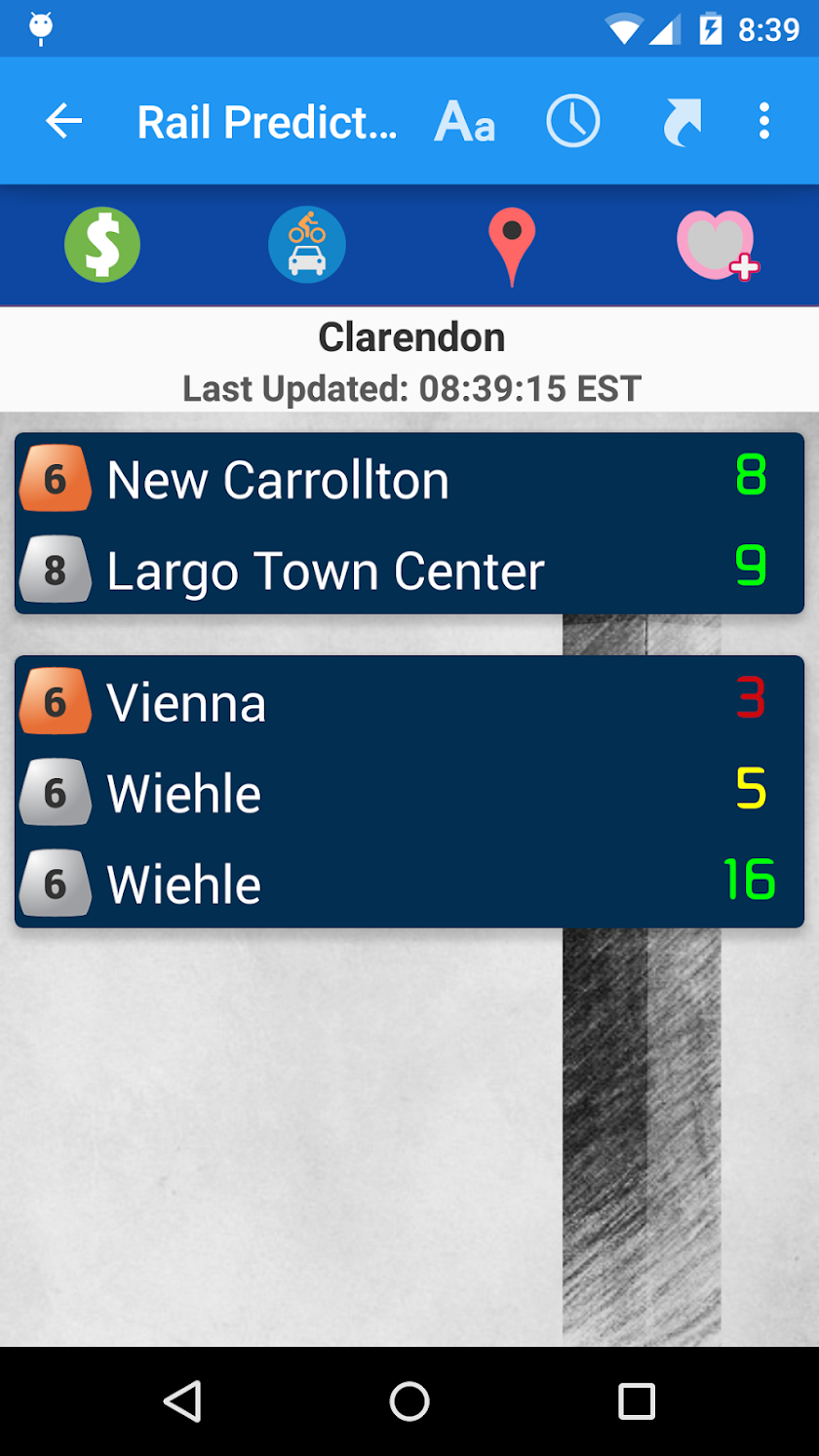 DC Metro Transit Screen 3