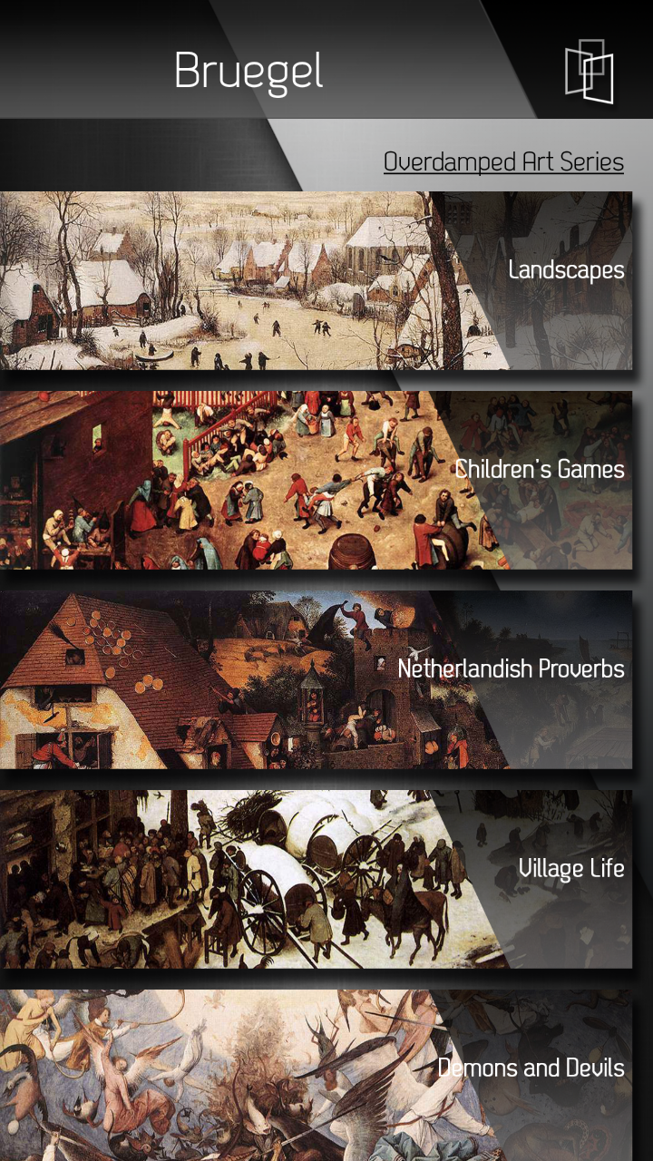 Android application Bruegel HD screenshort