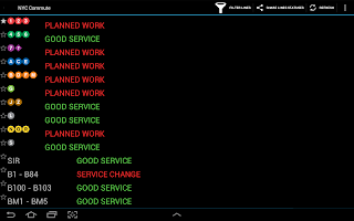 Captura de pantalla de NYCommute - Service Status APK #6