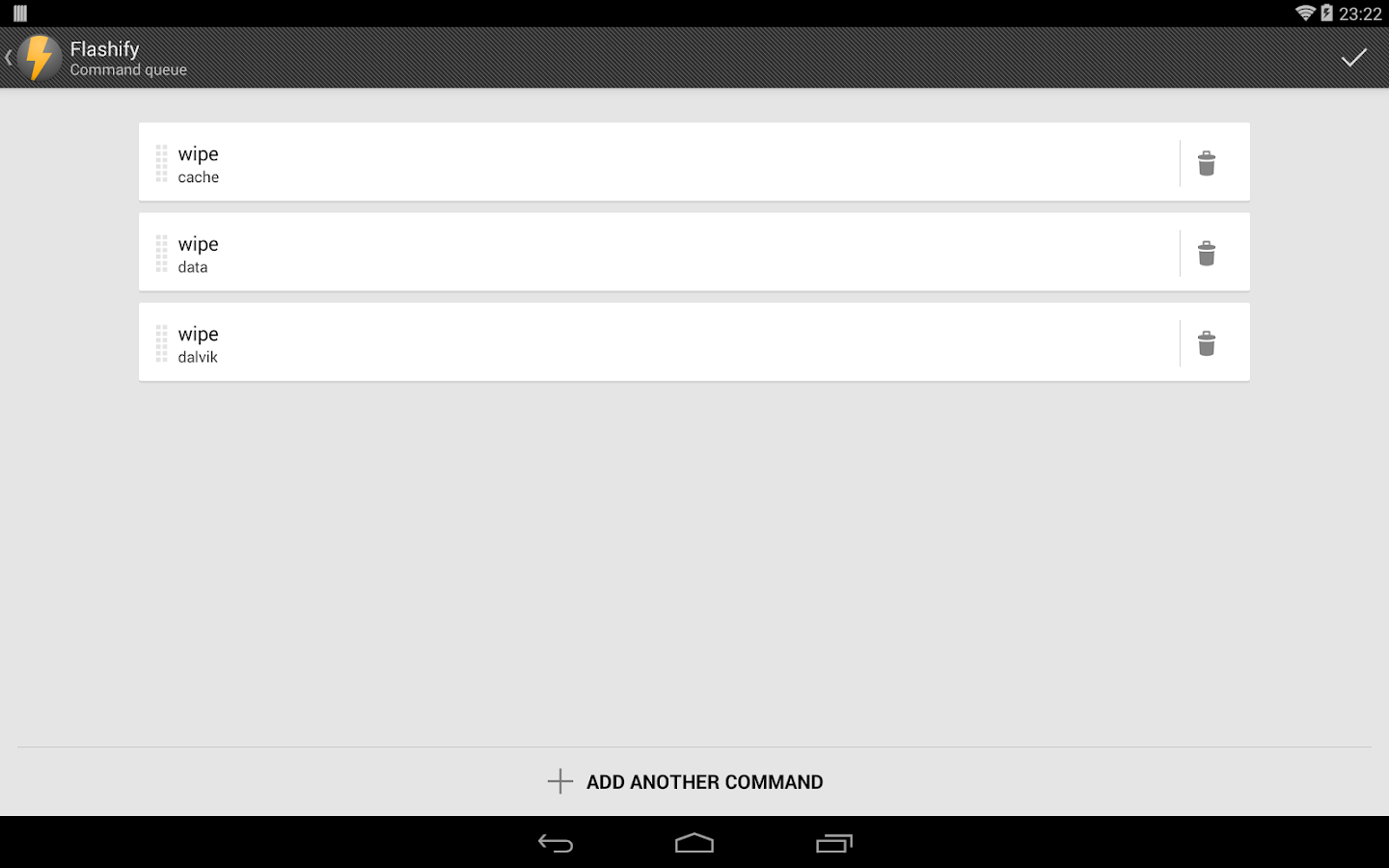 Flashify (for root users) - screenshot