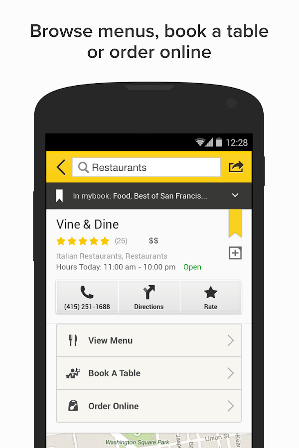 YP Yellow Pages local search Android Apps on Google Play