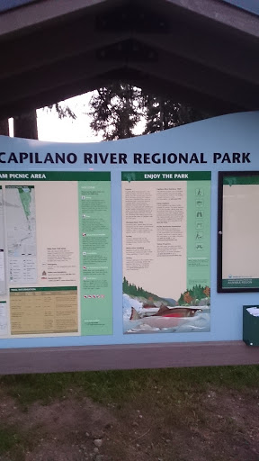 Capilano Regional Park Enjoy the Park Welcome Sign