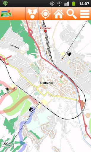 Kitzbuhel Offline mappa Map