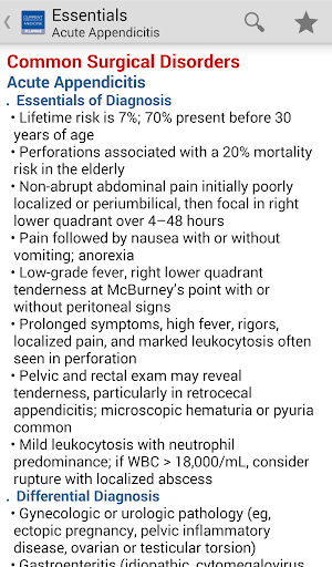 Current Essentials of Medicine