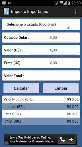 Imposto Importação