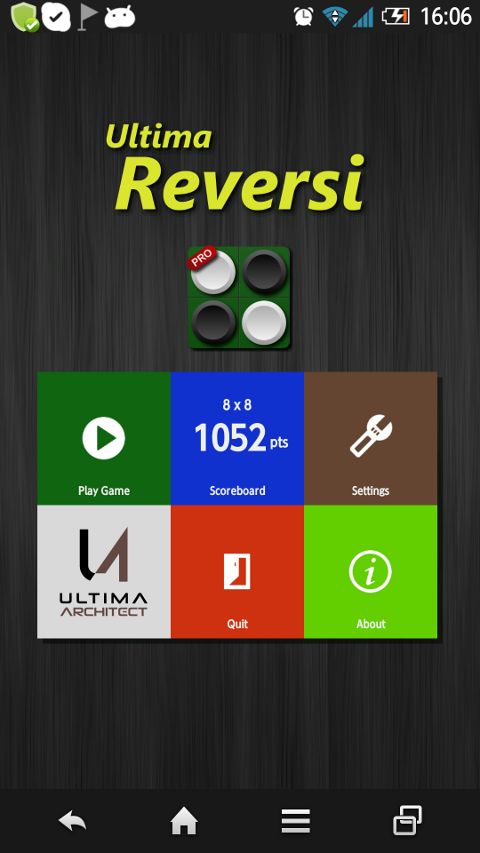 Android application Ultima Reversi Pro screenshort