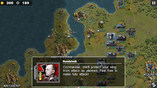 Glory of Generals HD v1.0.2 APK // Strateji oyunu