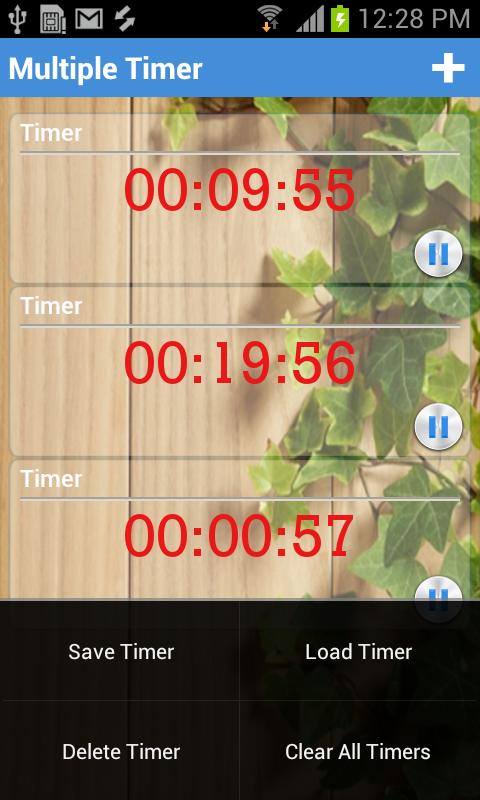Multiple Timer Screen 3