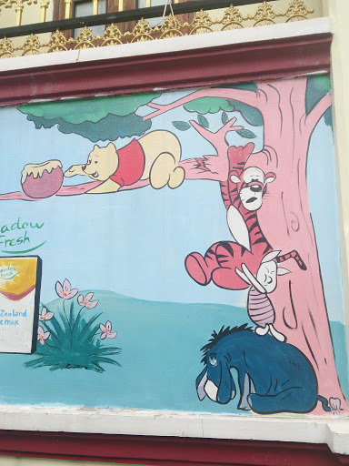 Winnie with his Friends Mural