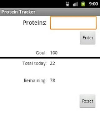 Protein tracker