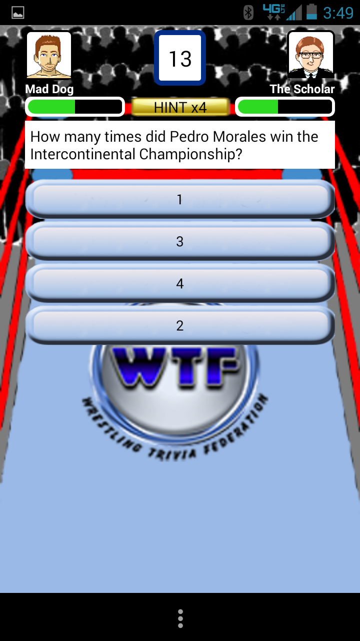 Wrestling Trivia Fed Premium Screen 2
