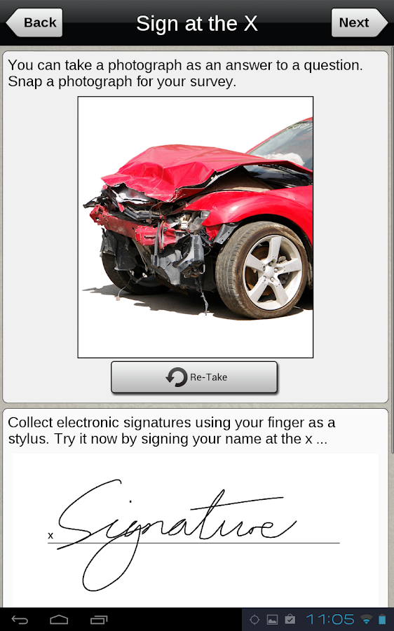    droid Survey Offline Forms- screenshot  