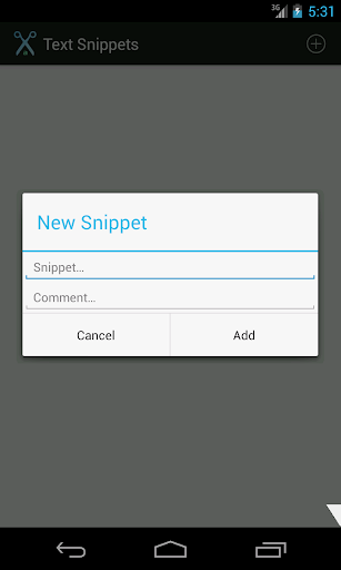 Text Snippets