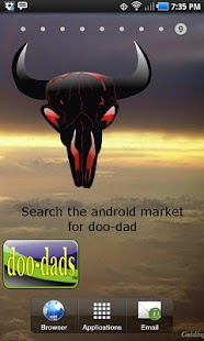 Free Bull Skull black doo-dad APK for Android
