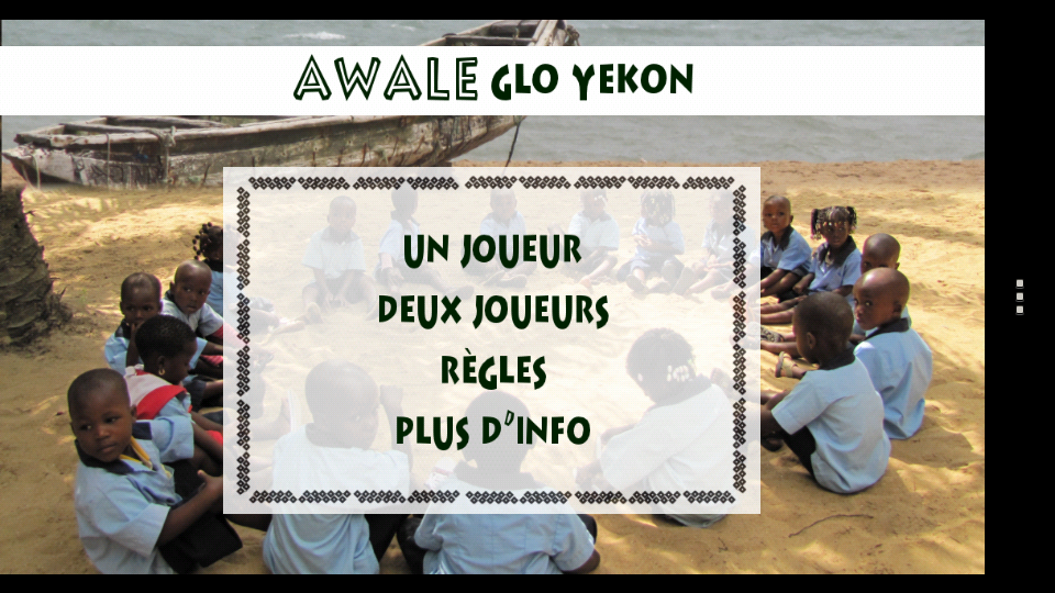 Android application Awale Glo Yekon screenshort