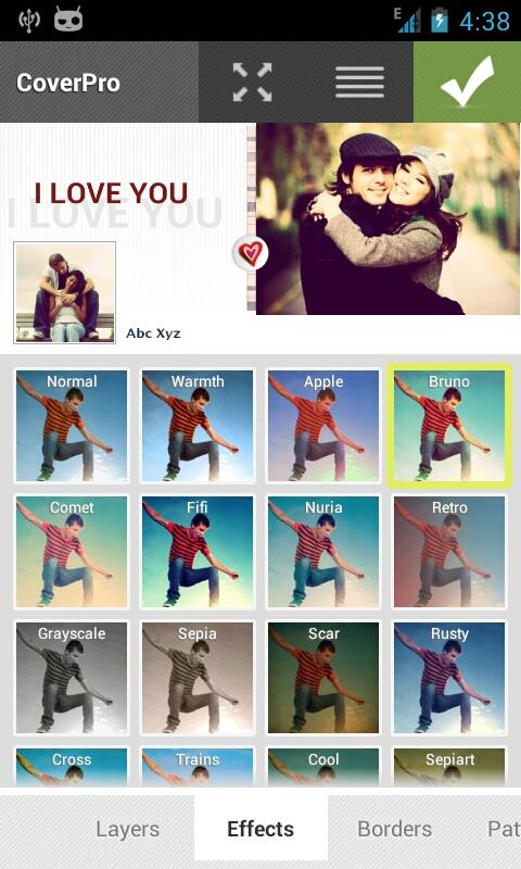 Template Love - CoverPro Screen 2