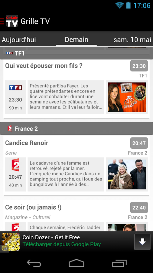 CeSoirTV - Programme TV TNT - Android Apps on Google Play