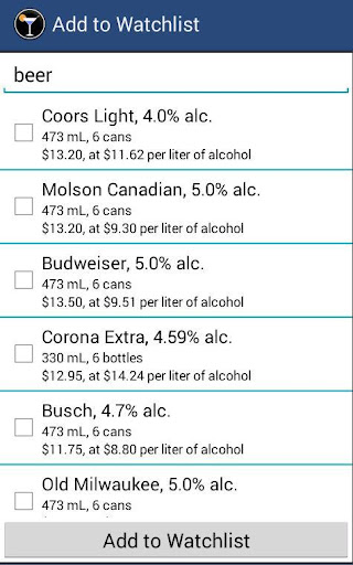 LCBO Price Tracker