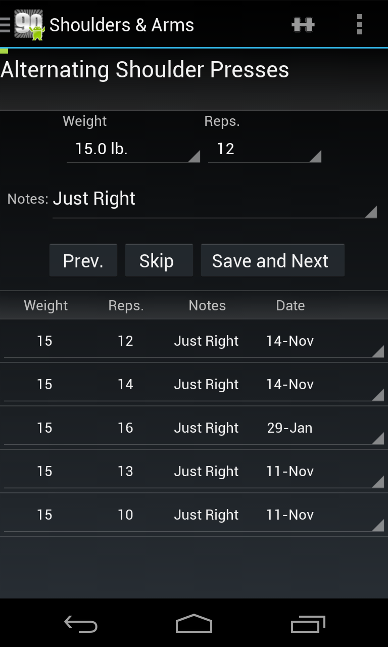 Fit XT Pro (90Droid) Screen 3