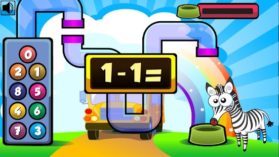 Zebra Kid Game Simple Math Screenshots 5