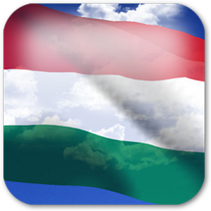 3D Hungary Flag logo