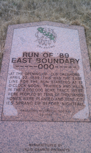 Run Of '89 East Boundary