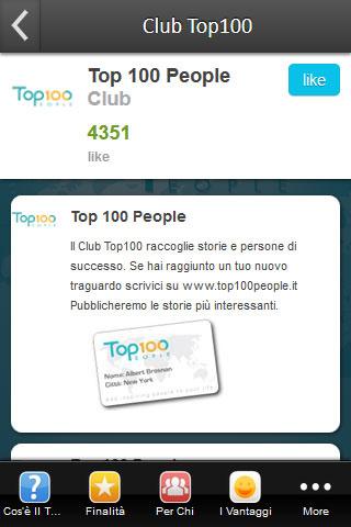 【免費社交App】Club Top 100 People-APP點子