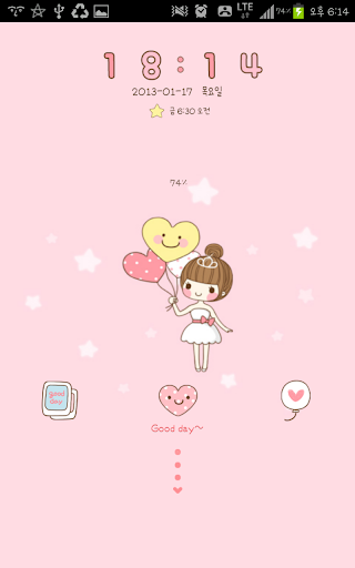 Ballerina go locker theme