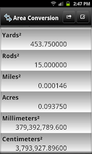 powerOne Conversion Calculator