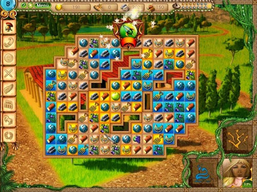 Android application Tales of Rome Match 3 (germ.) screenshort