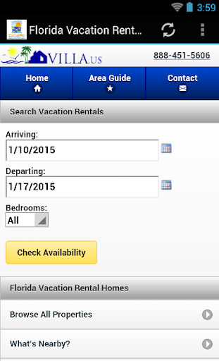 Florida Vacation Rental Homes