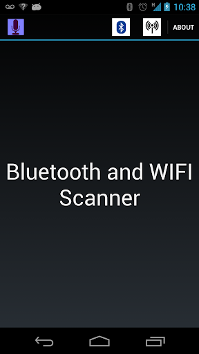 Bluetooth and Wifi scanner