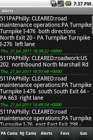 Philly Area Traffic Cams Pro Screen 3