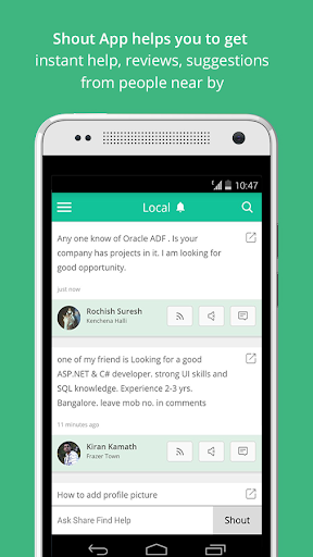 Shout App: Your Locality News