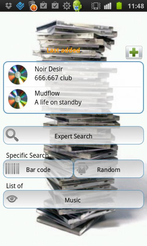 Android application My Music screenshort