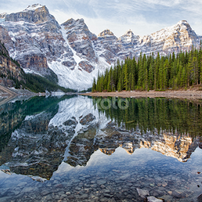 Double Rockies by CK Lam - Landscapes Mountains & Hills