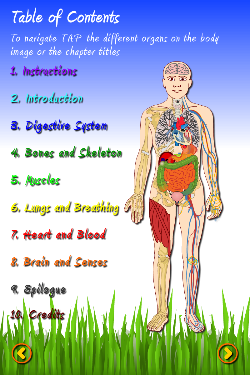 Fun science: The human body Screen 1