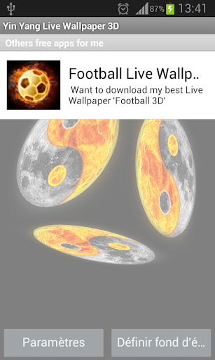 【免費個人化App】Yin Yang Live Wallpaper 3D-APP點子