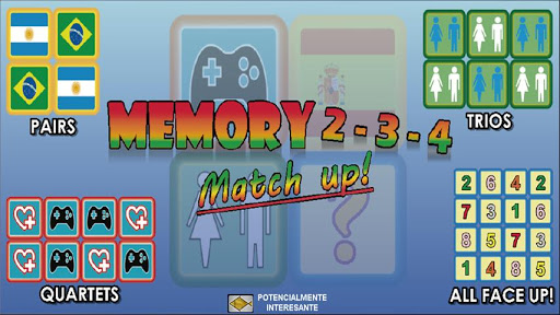 Memory 2 3 4 match up