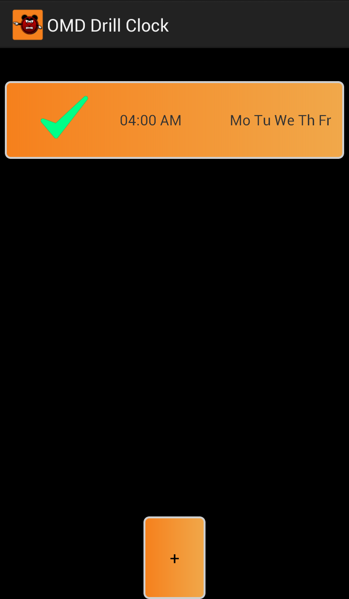 Alarm Clock Drill Clock Pro Screen 2