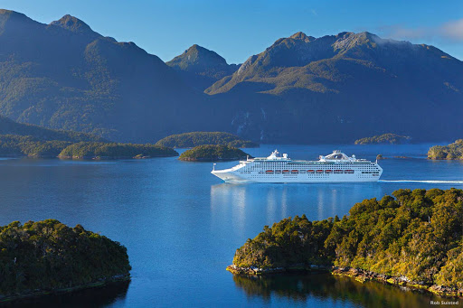 Cruising_Fiordland_2 - Fiordland is a collection of huge glacier-carved valleys that have been flooded by the sea. Maori believe  the fjords were created by a giant stonemason, Tute Rakiwhanoa, who hewed out the steep-sided valleys with his edging tool.