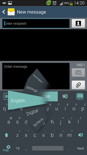 GO Keyboard Flat Phone