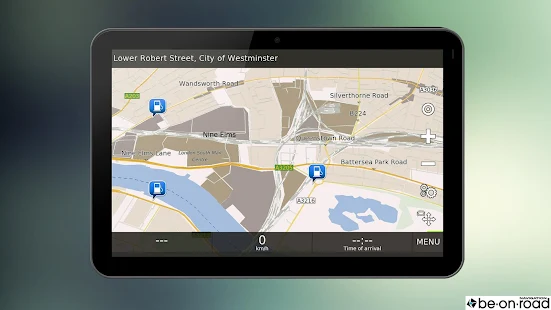 GPS Navigation BE-ON-ROAD - screenshot thumbnail