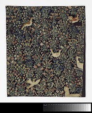 Millefleurs with Animals (Fragment)