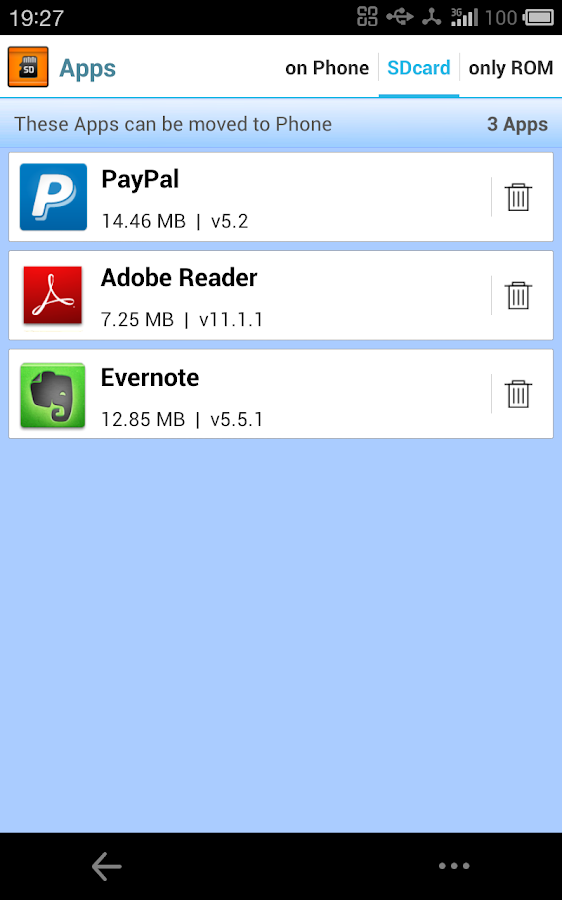 Apps 2 SD (Move app 2 sd) - screenshot