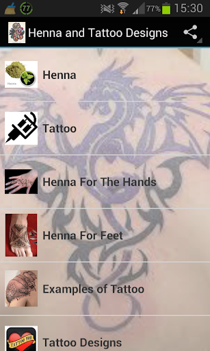 Henna And Tattoo Designs