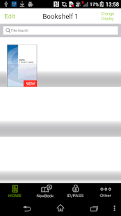 Screenshot dell'applicazione Android ActiBook