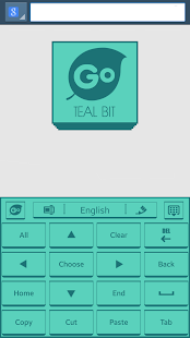 Teal Bit Go Keyboard Screenshots 3