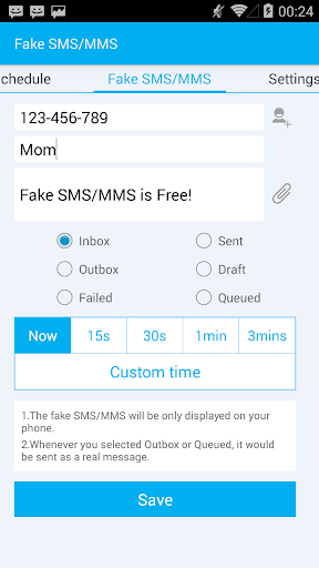 Fake SMS MMS - Support 4.4 5.0