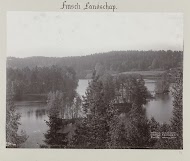 Fins landschap bij een meer